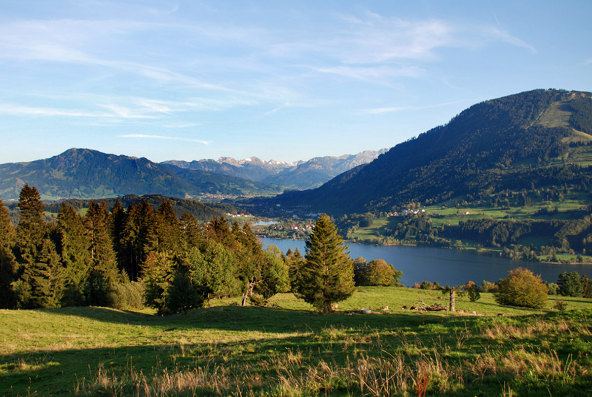Alpsee von den Bergen