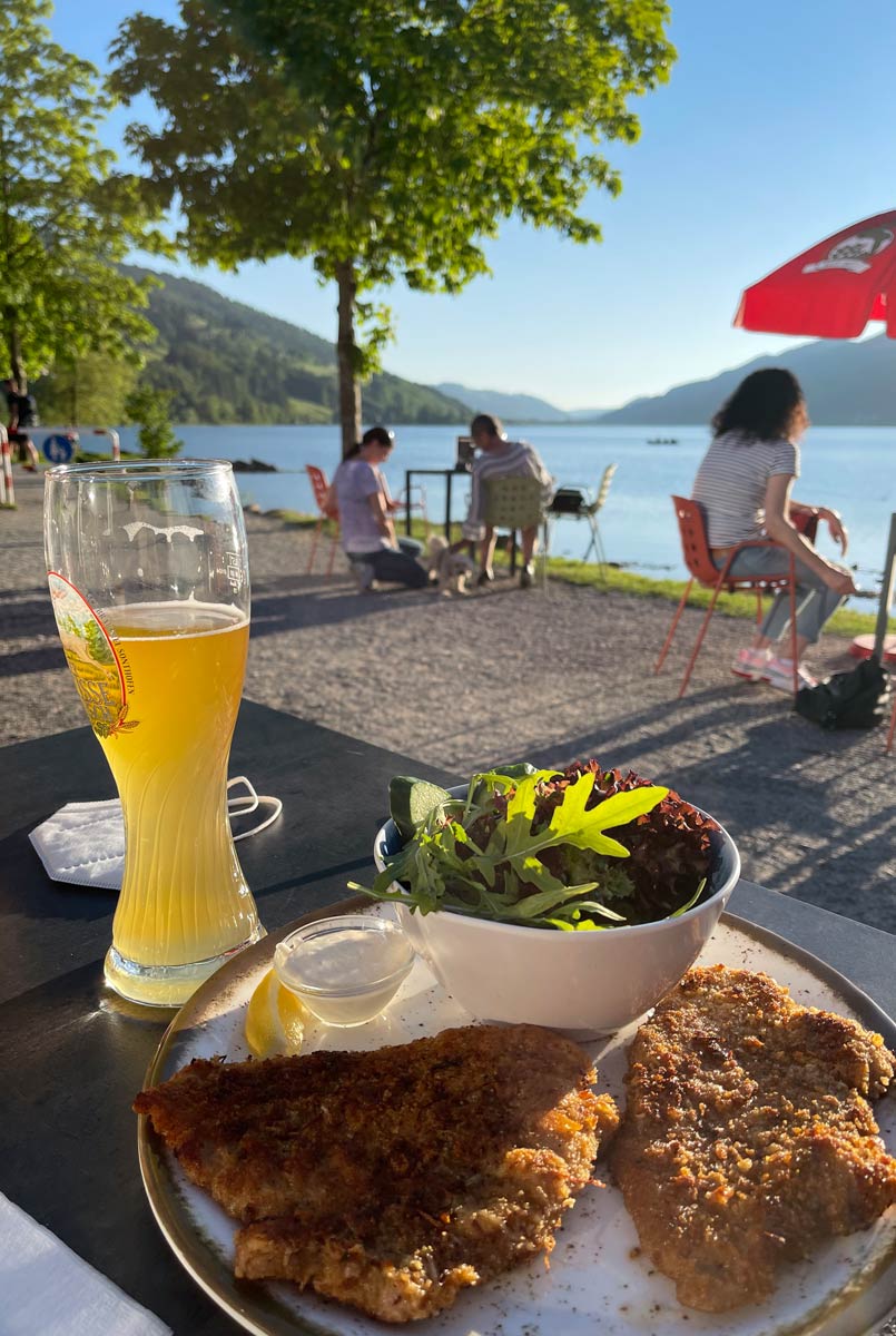 Panorama beim Essen